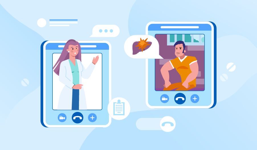 Telemedicine in prisons for remote inmate healthcare.