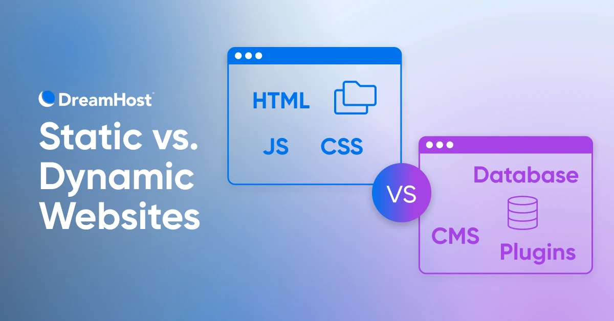 Static vs Dynamic Website: What's the Difference? -